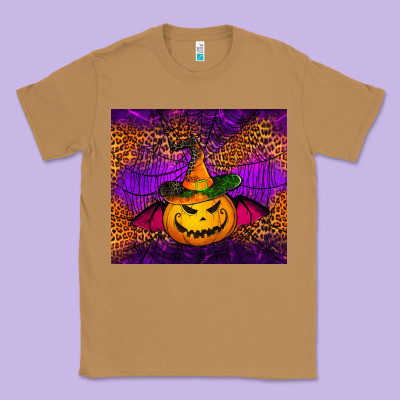 Halloween Jack O'lantern Tumbler Classic Tee Designed By Jasminsmagicworld