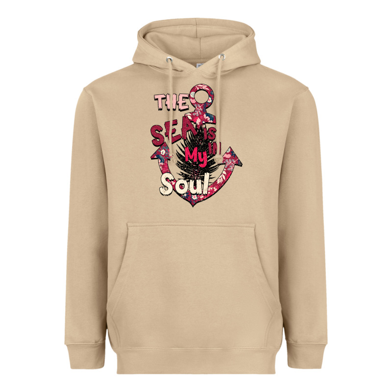 Summer Decor The Sea Is In My Soul Heavyweight Hoodie by Bettercallsaul | Teevron