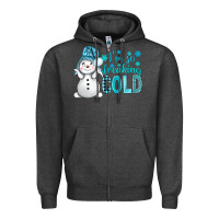 Charcoal Heather i'm so freaking cold bbs Zipper Hoodie - BundleAndBundleShop