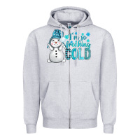 Heather Grey i'm so freaking cold bbs Zipper Hoodie - BundleAndBundleShop