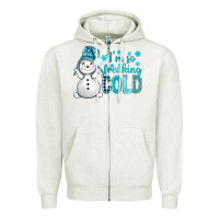 Oatmeal Heather i'm so freaking cold bbs Zipper Hoodie - BundleAndBundleShop
