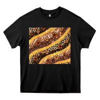 Black melanin leopard glitter Heavy Core Tee - Zillion Design Studio