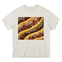 Cream melanin leopard glitter Heavy Core Tee - Zillion Design Studio