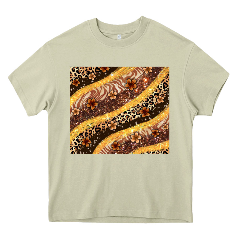 Melanin Leopard Glitter Heavy Core Tee by Zillion Design Studio | Teevron
