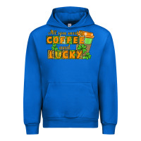 Cobalt All you need is coffee and lucky Urban Hoodie - CowGirlArtShop