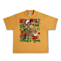 Peanut Butter ho ho holy shit what a year christmas skeleton Urban Heavy Tee - Jasminsmagicworld