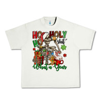Pistachio ho ho holy shit what a year christmas skeleton Urban Heavy Tee - Jasminsmagicworld