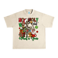 Sandshell ho ho holy shit what a year christmas skeleton Urban Heavy Tee - Jasminsmagicworld