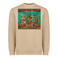 Mushroom western easter bunnies Heavyweight Sweatshirt - Jasminsmagicworld