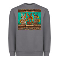 Storm western easter bunnies Heavyweight Sweatshirt - Jasminsmagicworld