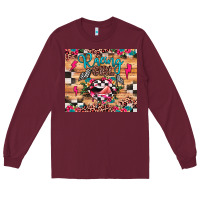 Burgundy racing girl Long Sleeve Tee - JahusDesignShop
