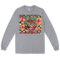 Heather Grey racing girl Long Sleeve Tee - JahusDesignShop