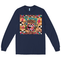 Navy racing girl Long Sleeve Tee - JahusDesignShop