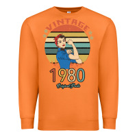 Carrot Vintage 1980 Original Parts Women 40th Birthday Premium Sweatshirt - Bettercallsaul