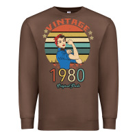 Chestnut Vintage 1980 Original Parts Women 40th Birthday Premium Sweatshirt - Bettercallsaul
