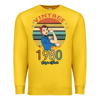 Lemon Vintage 1980 Original Parts Women 40th Birthday Premium Sweatshirt - Bettercallsaul