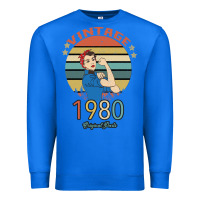 True Royal Vintage 1980 Original Parts Women 40th Birthday Premium Sweatshirt - Bettercallsaul