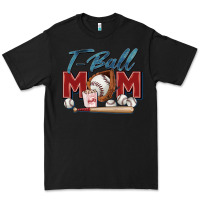 Black t ball mom Premium Tee - Zillion Design Studio