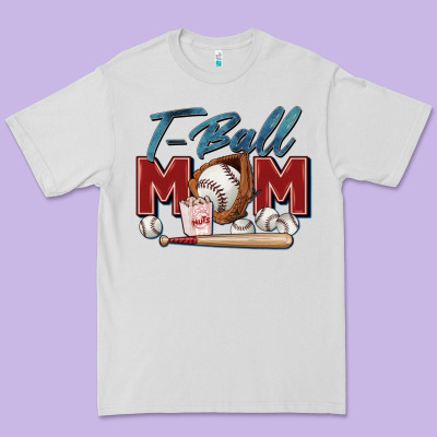 T Ball Mom Premium Tee Designed By Zillion Design Studio
