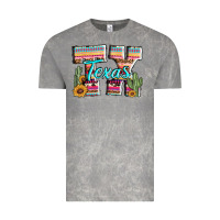 Cloud Rock texas tx aztec cactus leopard Vintage Tee - AdoDesignShop