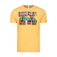 Vintage Mustard texas tx aztec cactus leopard Vintage Tee - AdoDesignShop