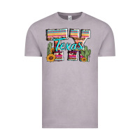 Vintage Zinc texas tx aztec cactus leopard Vintage Tee - AdoDesignShop