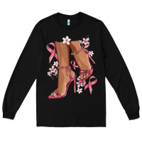 Black cancer high heels Long Sleeve Tee - MaliasSmallBusiness
