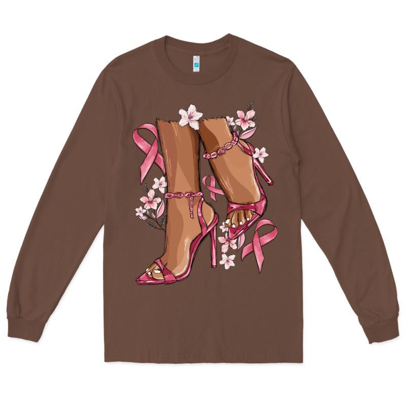 Cancer High Heels Long Sleeve Tee by MaliasSmallBusiness | Teevron