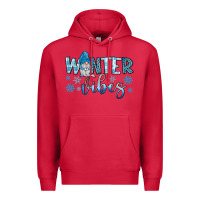 Cardinal winter vibes gnome Premium Hoodie - JahusDesignShop