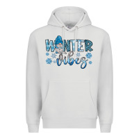 Dove Grey winter vibes gnome Premium Hoodie - JahusDesignShop