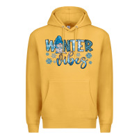 Mustard winter vibes gnome Premium Hoodie - JahusDesignShop