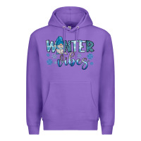 Purple winter vibes gnome Premium Hoodie - JahusDesignShop