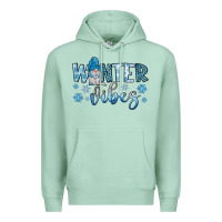 Seafoam winter vibes gnome Premium Hoodie - JahusDesignShop