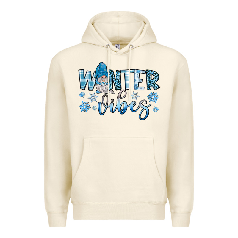 Winter Vibes Gnome Premium Hoodie by JahusDesignShop | Teevron