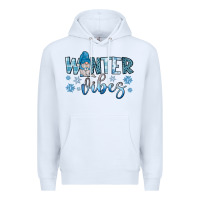 White winter vibes gnome Premium Hoodie - JahusDesignShop