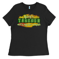 Black being a teacher makes my life complete Ladies Tee - texasbilliewilder