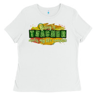 White being a teacher makes my life complete Ladies Tee - texasbilliewilder