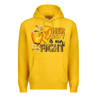 Lemon Her fight is our fight Childhood Cancer yellow Premium Hoodie - NancyCooperArtShop