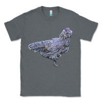 Charcoal Heather Ameraucana Chicken Classic Tee - LillyAllenDesigns