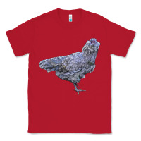 Red Ameraucana Chicken Classic Tee - LillyAllenDesigns