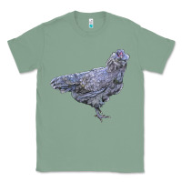 Sage Ameraucana Chicken Classic Tee - LillyAllenDesigns