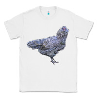 White Ameraucana Chicken Classic Tee - LillyAllenDesigns