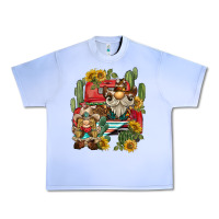 Grape Ice western gnome truck cactus sunflower Urban Heavy Tee - BarkalooDesign