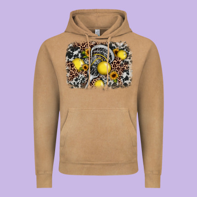 Lacrosse Background Vintage Hoodie Designed By Jahusdesignshop