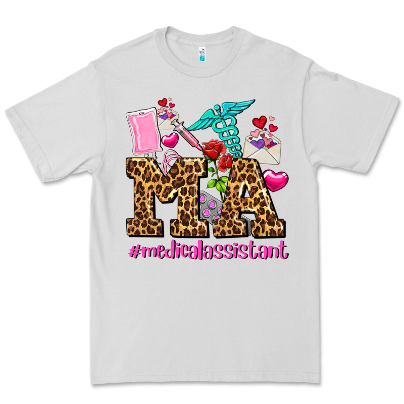 Valentines Day M A Medical Assistant Premium Tee by AdoDesignShop | Teevron