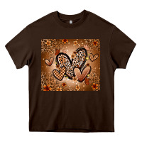 Chocolate Brown melanin hearts Heavy Core Tee - Zillion Design Studio