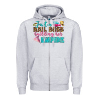 Heather Grey just a nail boss building her empire bbs Zipper Hoodie - BundleAndBundleShop