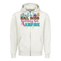 Oatmeal Heather just a nail boss building her empire bbs Zipper Hoodie - BundleAndBundleShop