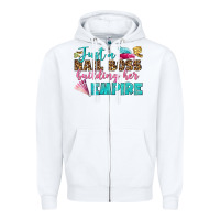 White just a nail boss building her empire bbs Zipper Hoodie - BundleAndBundleShop