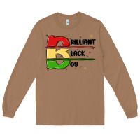 Toasted Coconut black boy Long Sleeve Tee - MaliasSmallBusiness